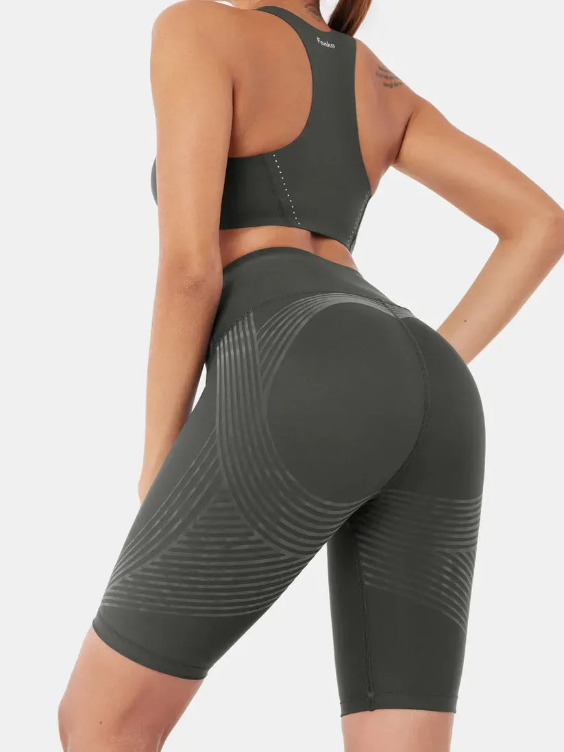 Leggings corti VELIANA 3D: ridefinisci la tua silhouette senza sforzo