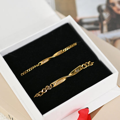 Set di braccialetti personalizzati - Regalo perfetto da fare