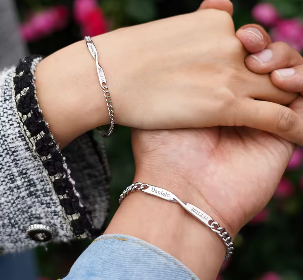 Set di braccialetti personalizzati - Regalo perfetto da fare