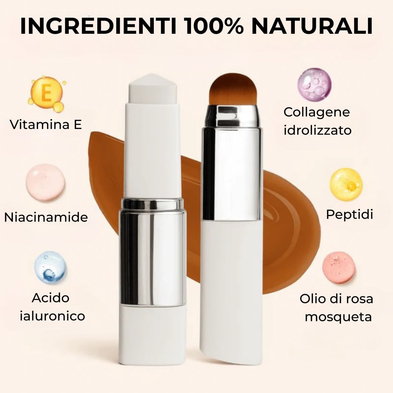 Fondotinta Stick coreano Auto-adattivo